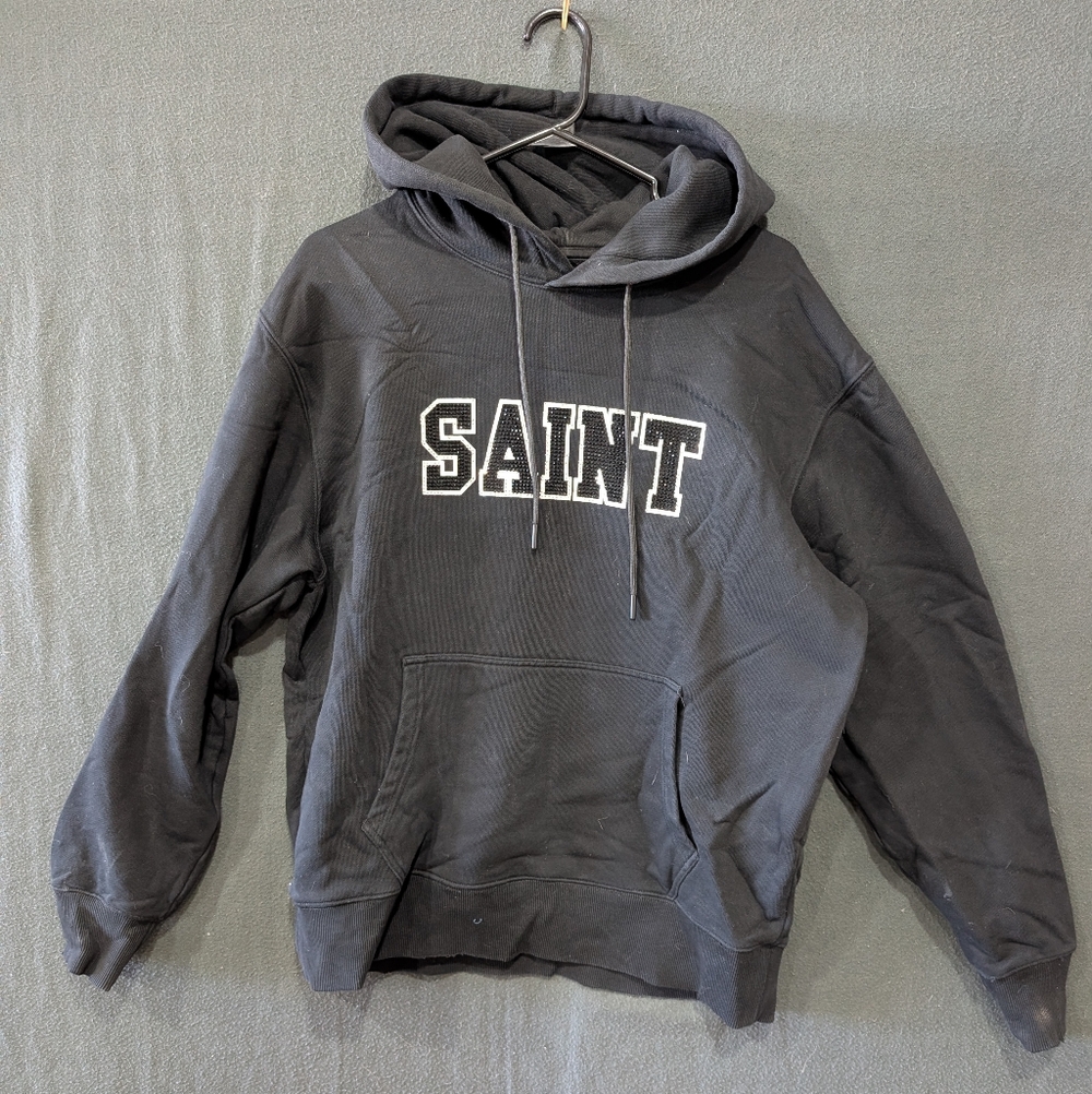 Saint Morta Black Hoodie - Size M